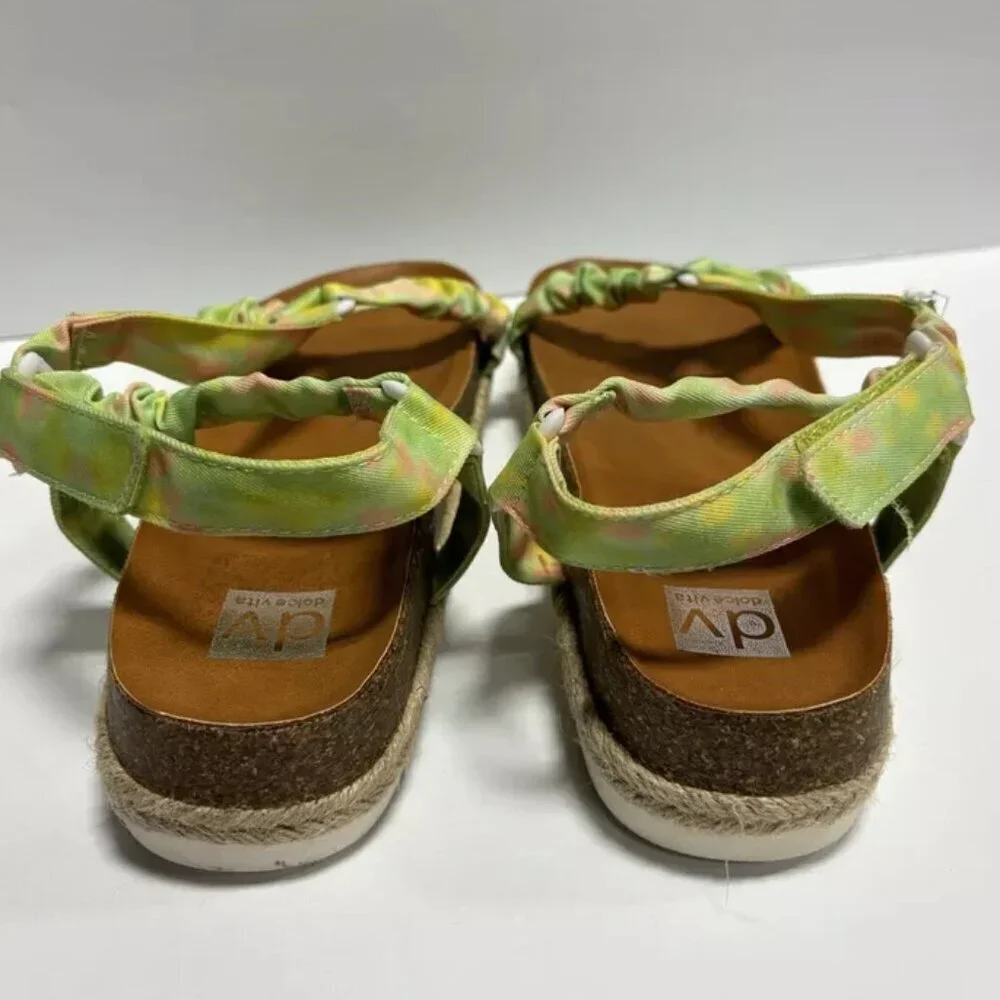 Dolce Vita Big Kids’ Costa Wedge Sandals Multi, Girls’ Size 6 M